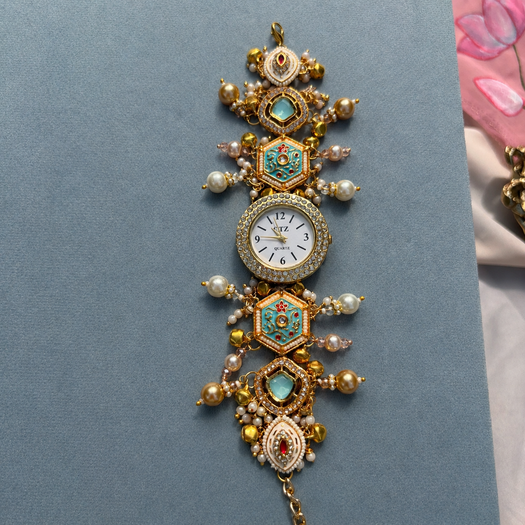 Kashmiri Royal watch Rakhi