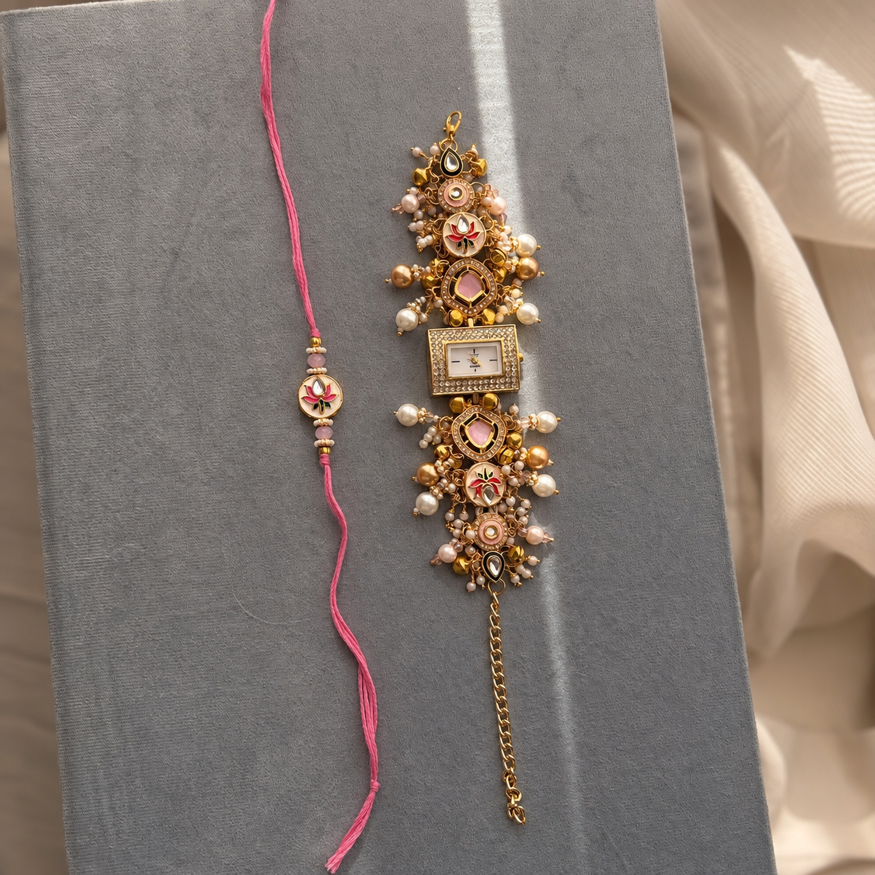 Kashmiri Royal watch Rakhi