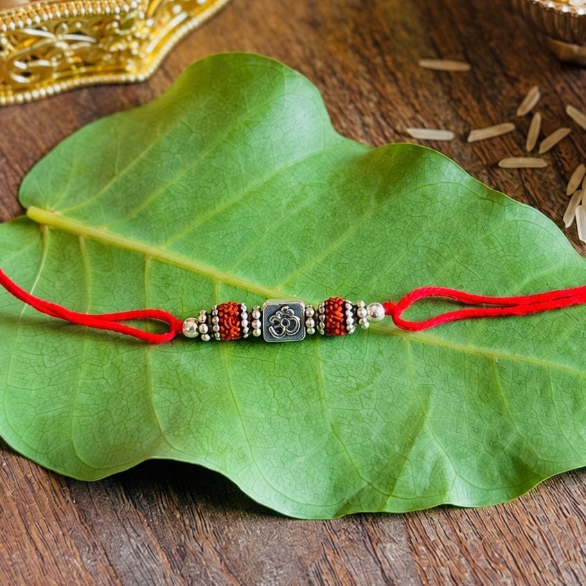 Silver Om Rudra