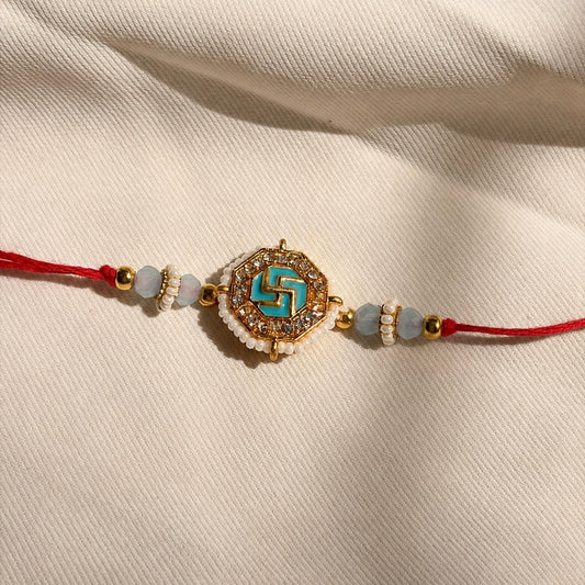 Laal Swastik Shree Rakhi