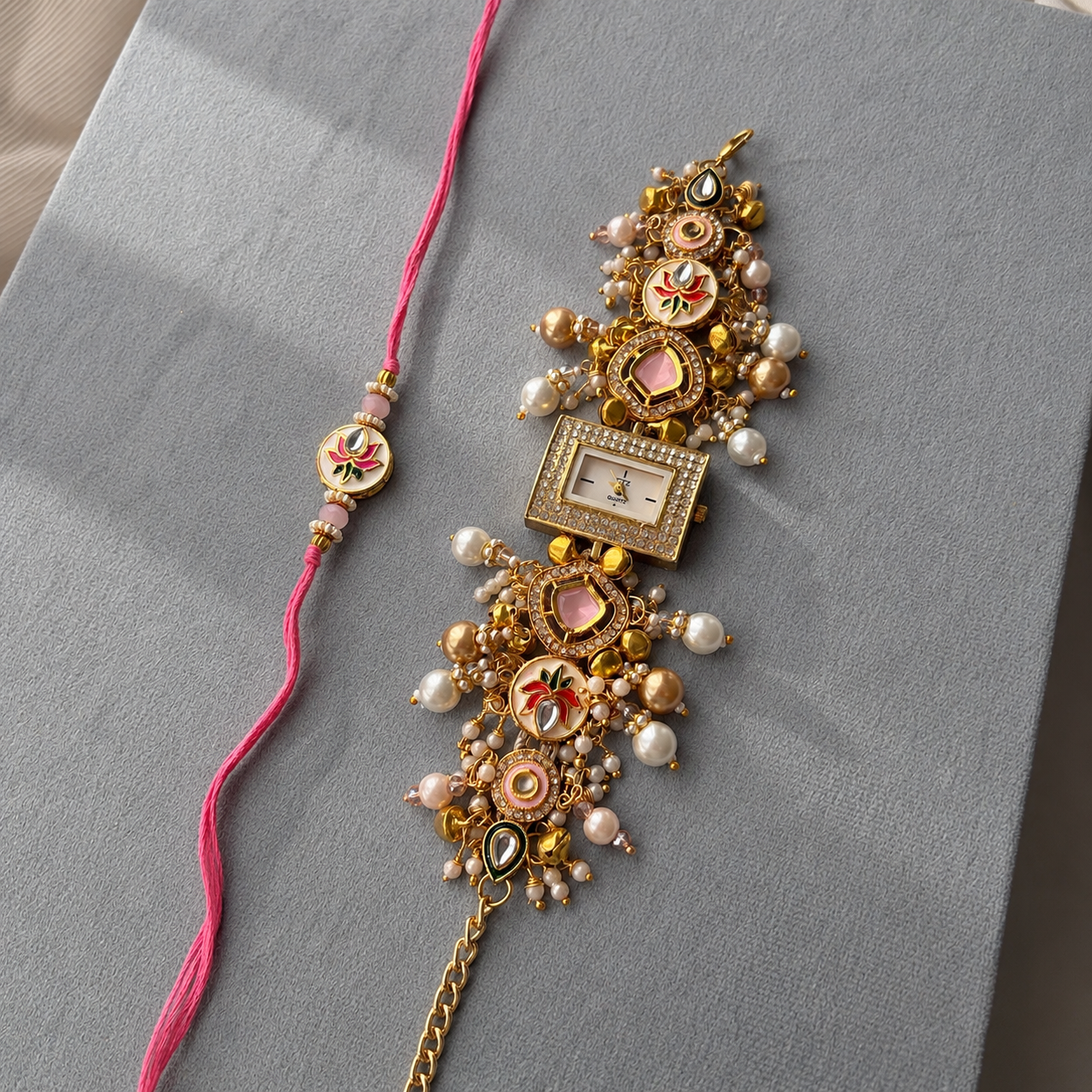 Kashmiri Royal watch Rakhi