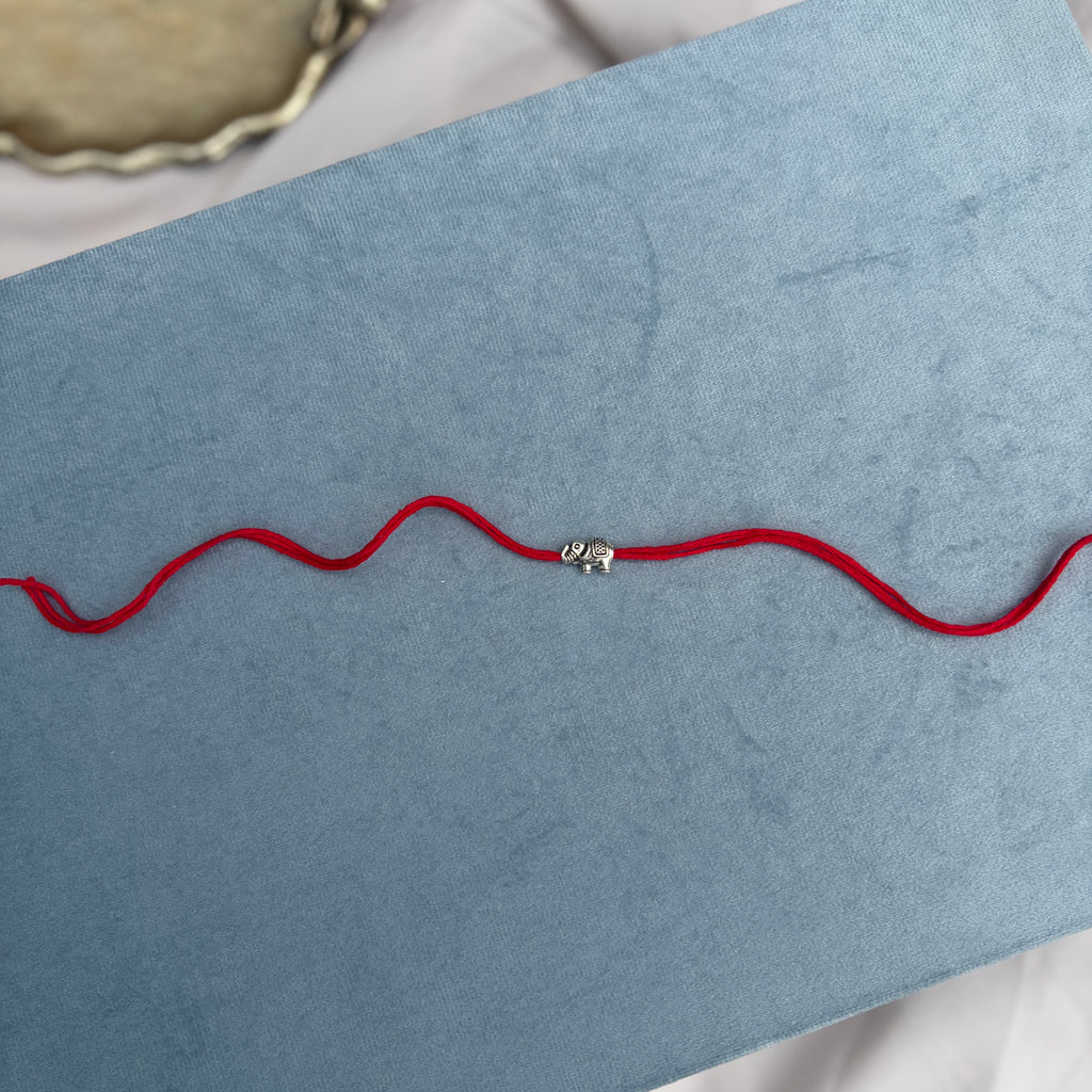 Silver Gaj Rakhi