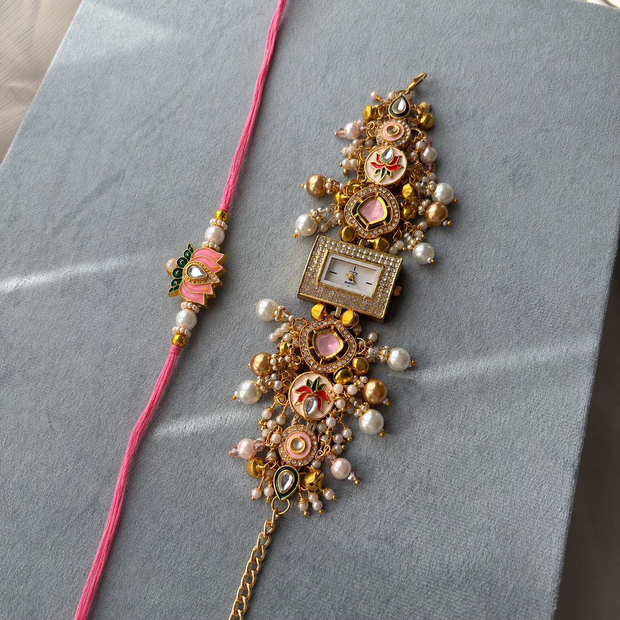Kashmiri Royal watch Rakhi